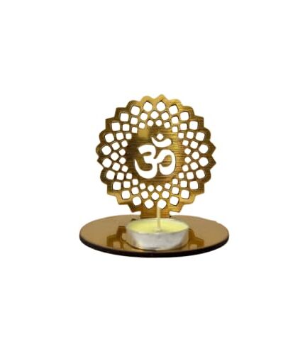 3d Reflection Diya Wooden